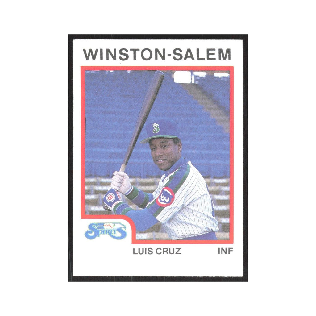 1987 ProCards Minor League Luis Cruz Winston-Salem Spirits #1217