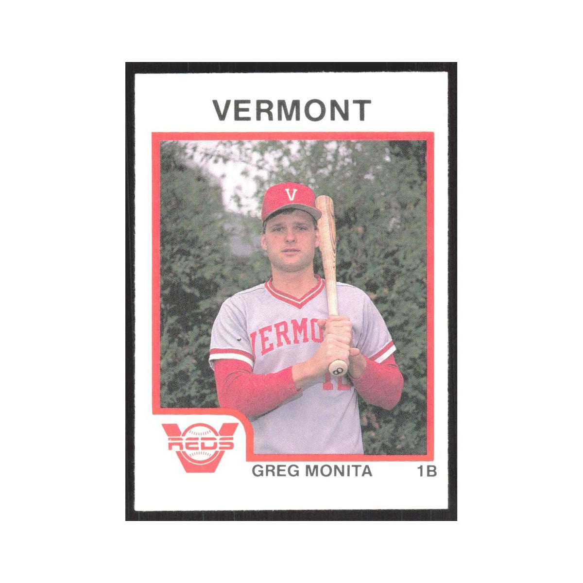 1987 ProCards Minor League Greg Monda Vermont Reds #834