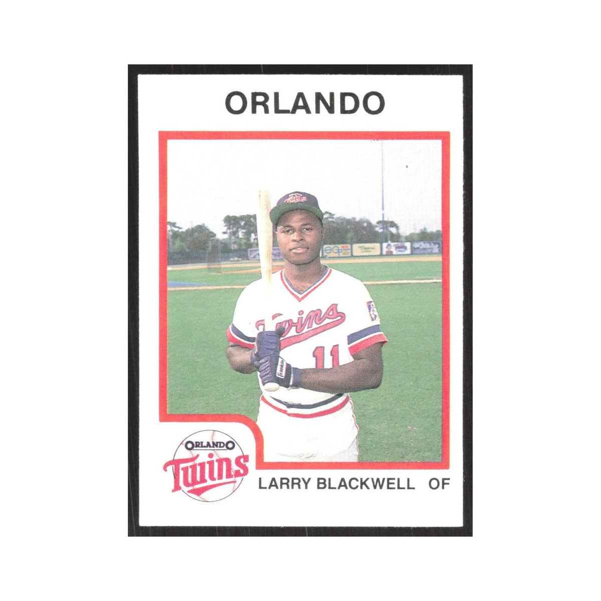1987 ProCards Minor League Larry Blackwell Orlando Twins #891