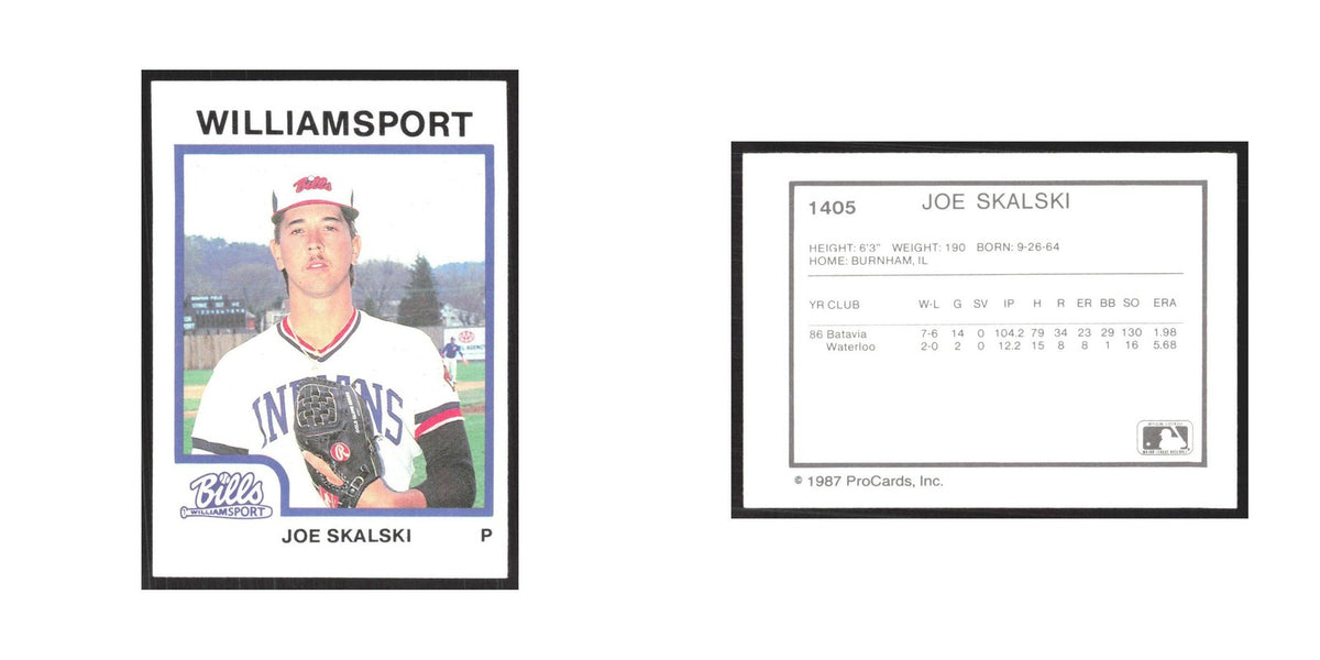 1987 ProCards Minor League Joe Skalski Williamsport Bills #1405
