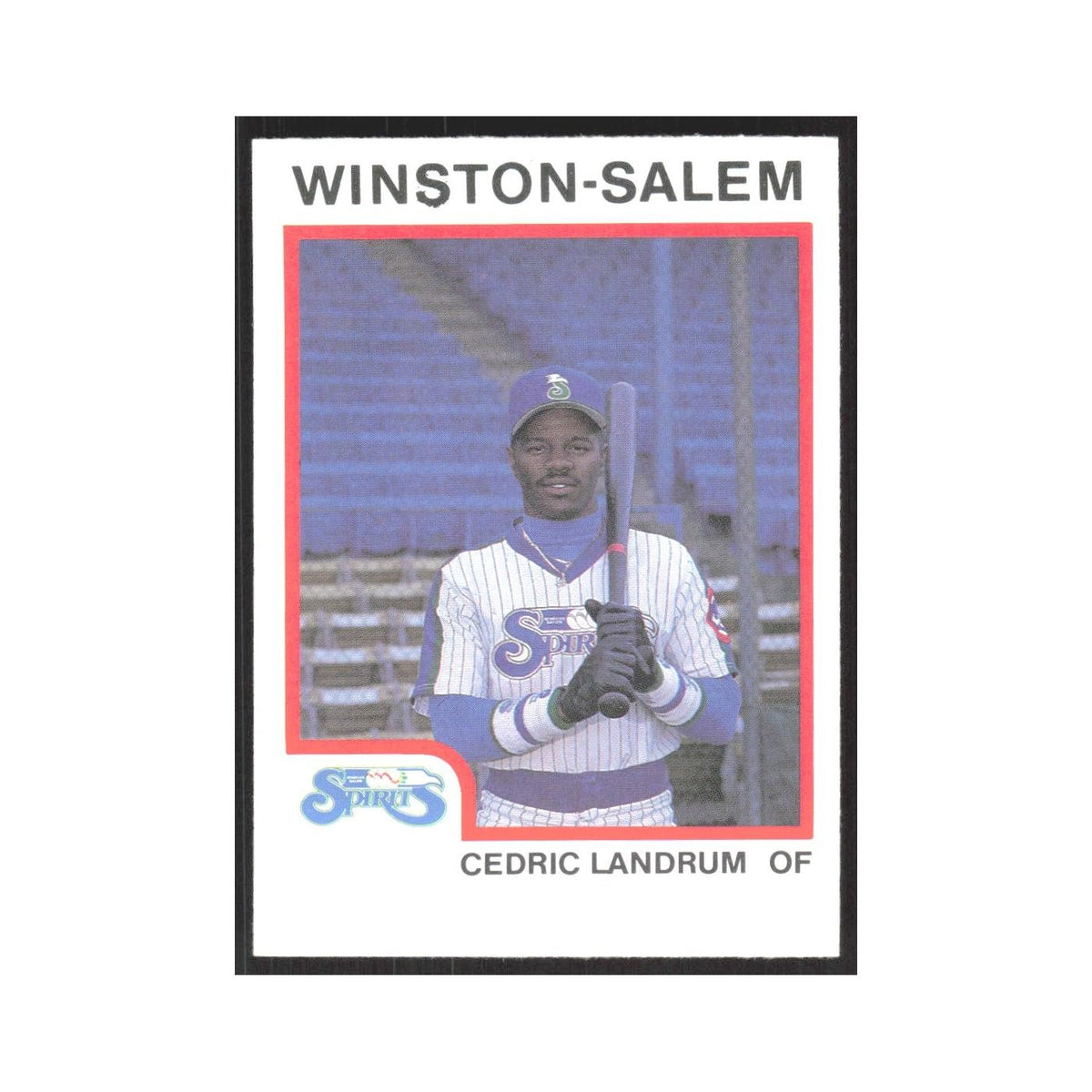 1987 ProCards Minor League Cedric Landrum Winston-Salem Spirits #1212