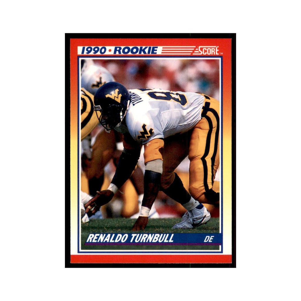 1990 Score Renaldo Turnbull RC West Virginia Mountaineers #296