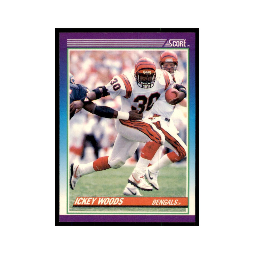 1990 Score Ickey Woods Bengals #130