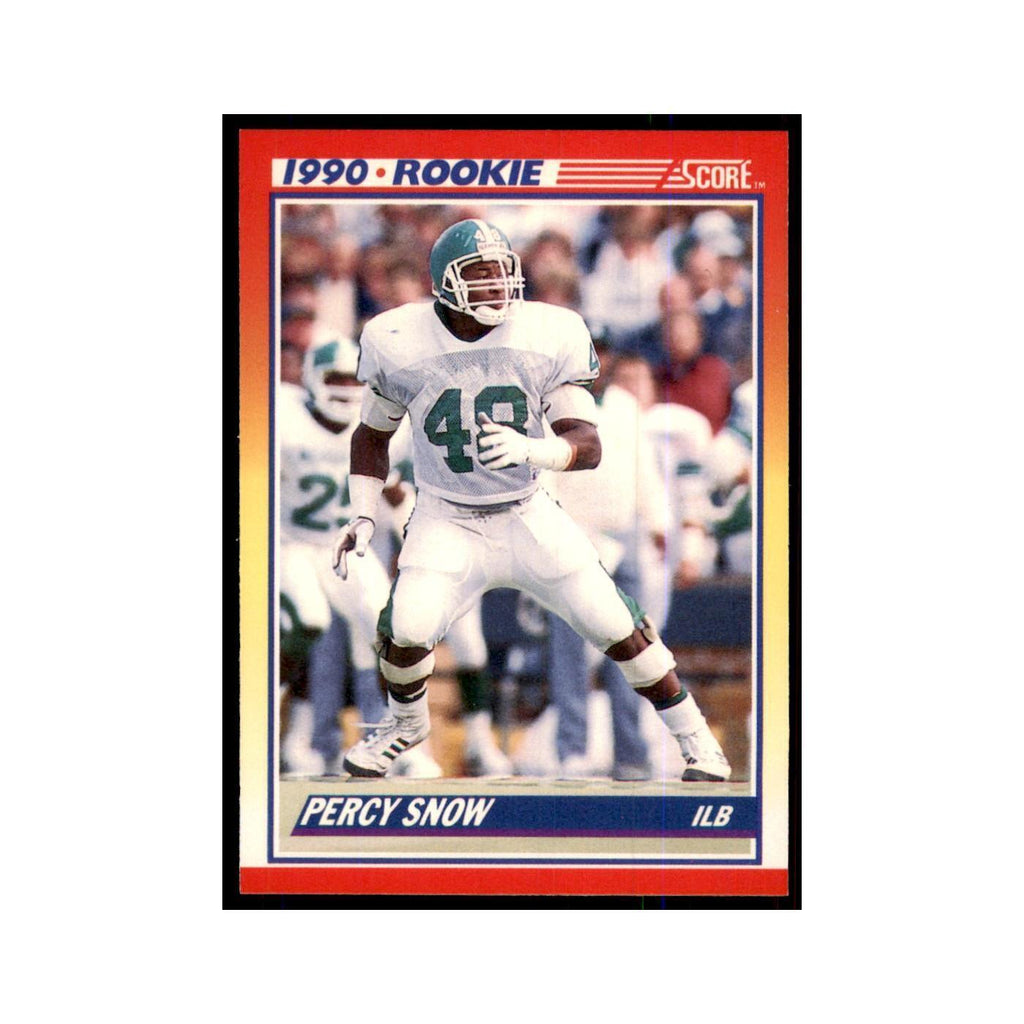 1990 Score Percy Snow RC Michigan State Spartans #305