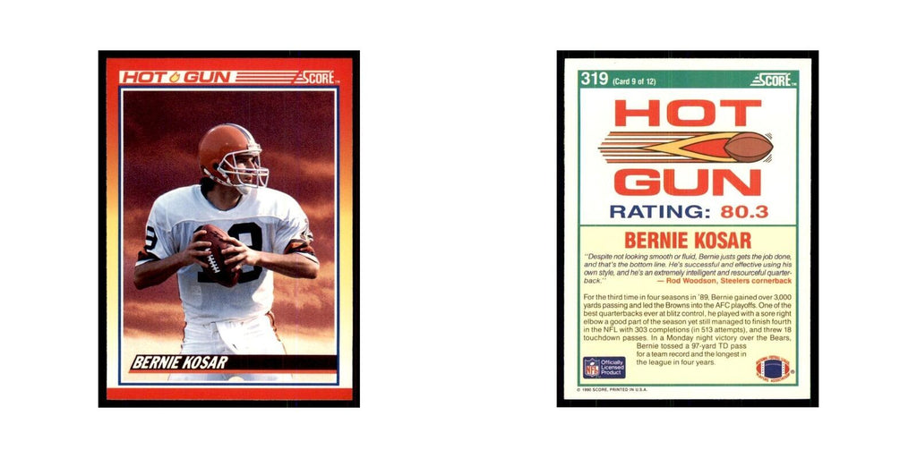 1990 Score Bernie Kosar Browns #319