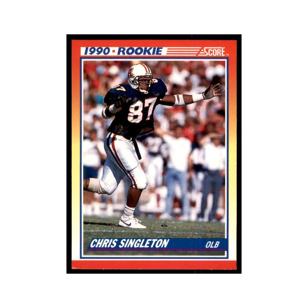 1990 Score Chris Singleton RC Arizona Wildcats #290