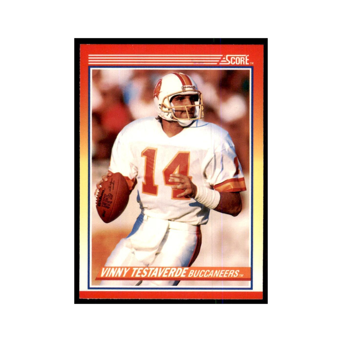1990 Score Vinny Testaverde Buccaneers #261
