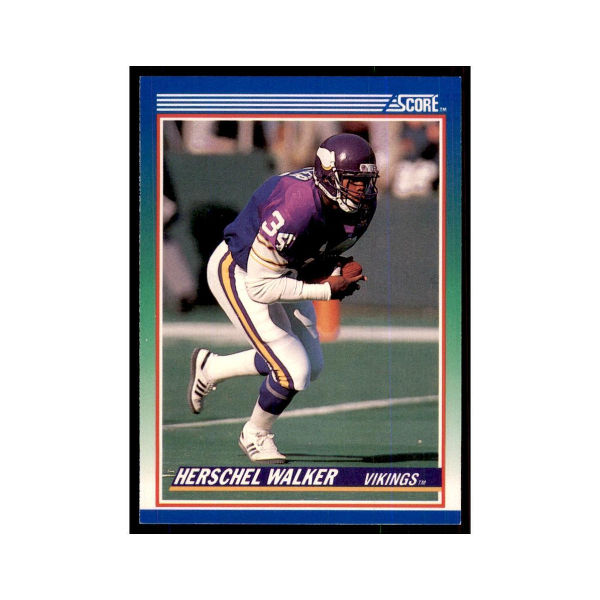 1990 Score Herschel Walker Vikings #34