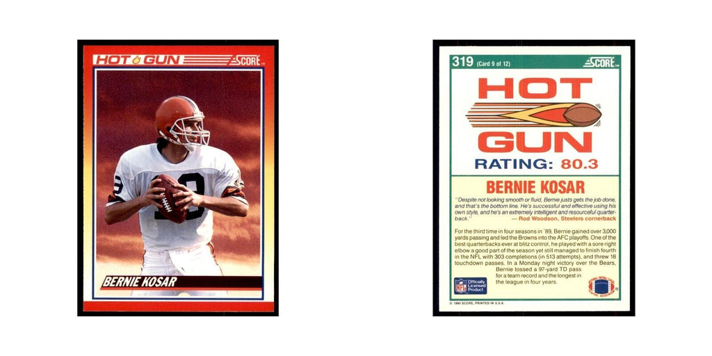 1990 Score Bernie Kosar Browns #319