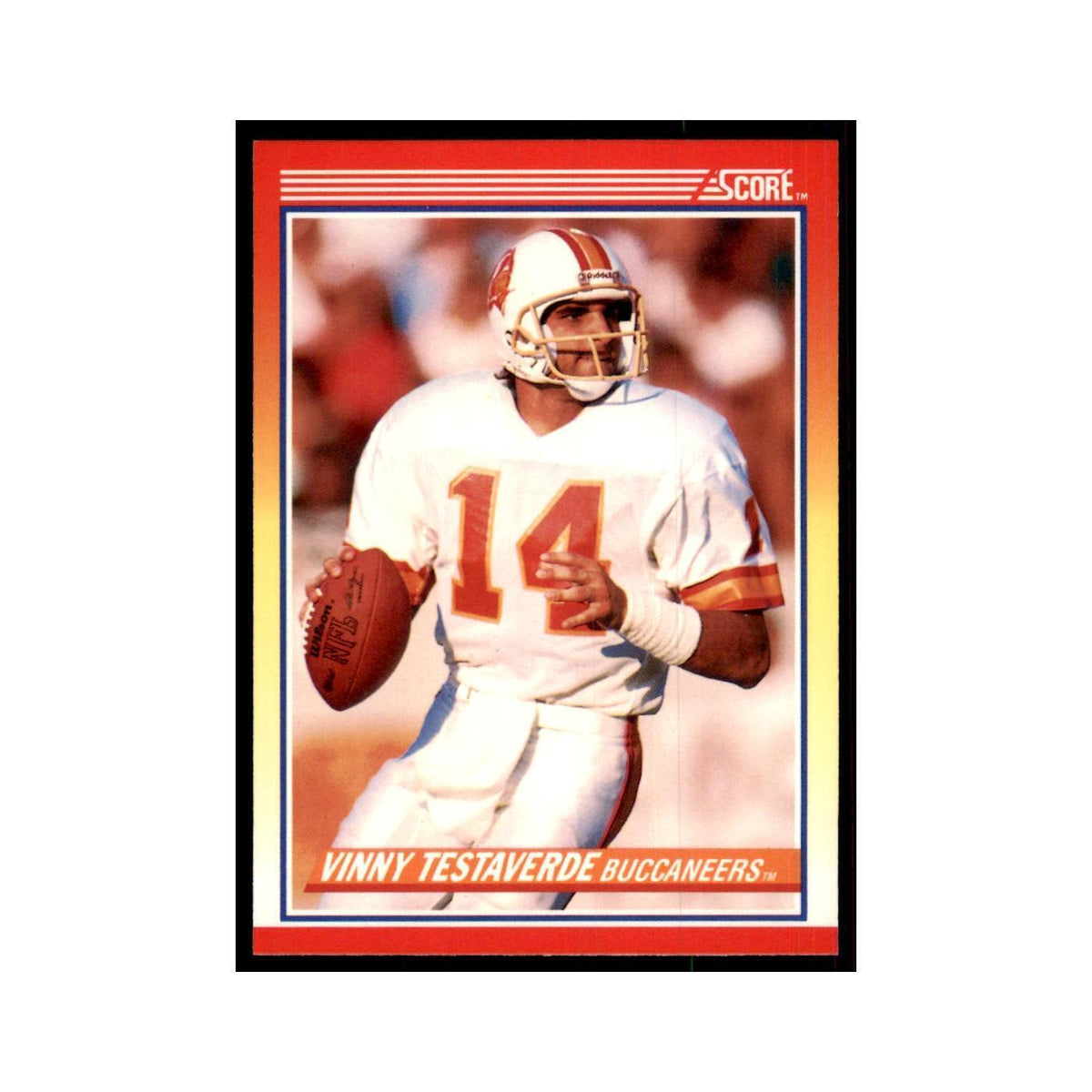 1990 Score Vinny Testaverde Buccaneers #261