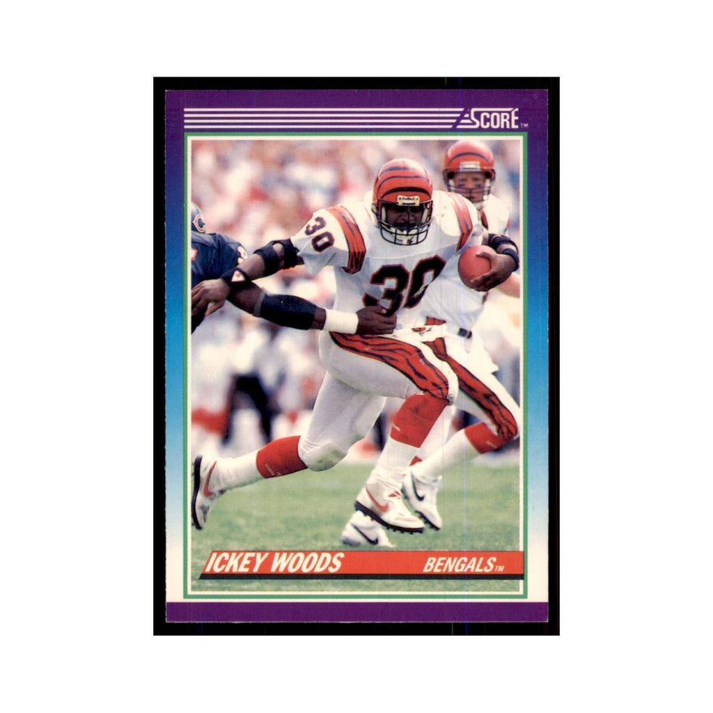 1990 Score Ickey Woods Bengals #130