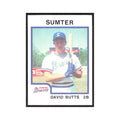 1987 ProCards Minor League David Butts Sumter Braves #1377