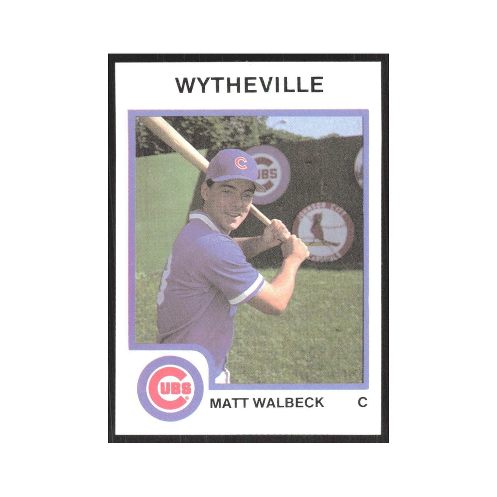 1987 ProCards Minor League Matt Walbeck Wytheville Cubs #2739