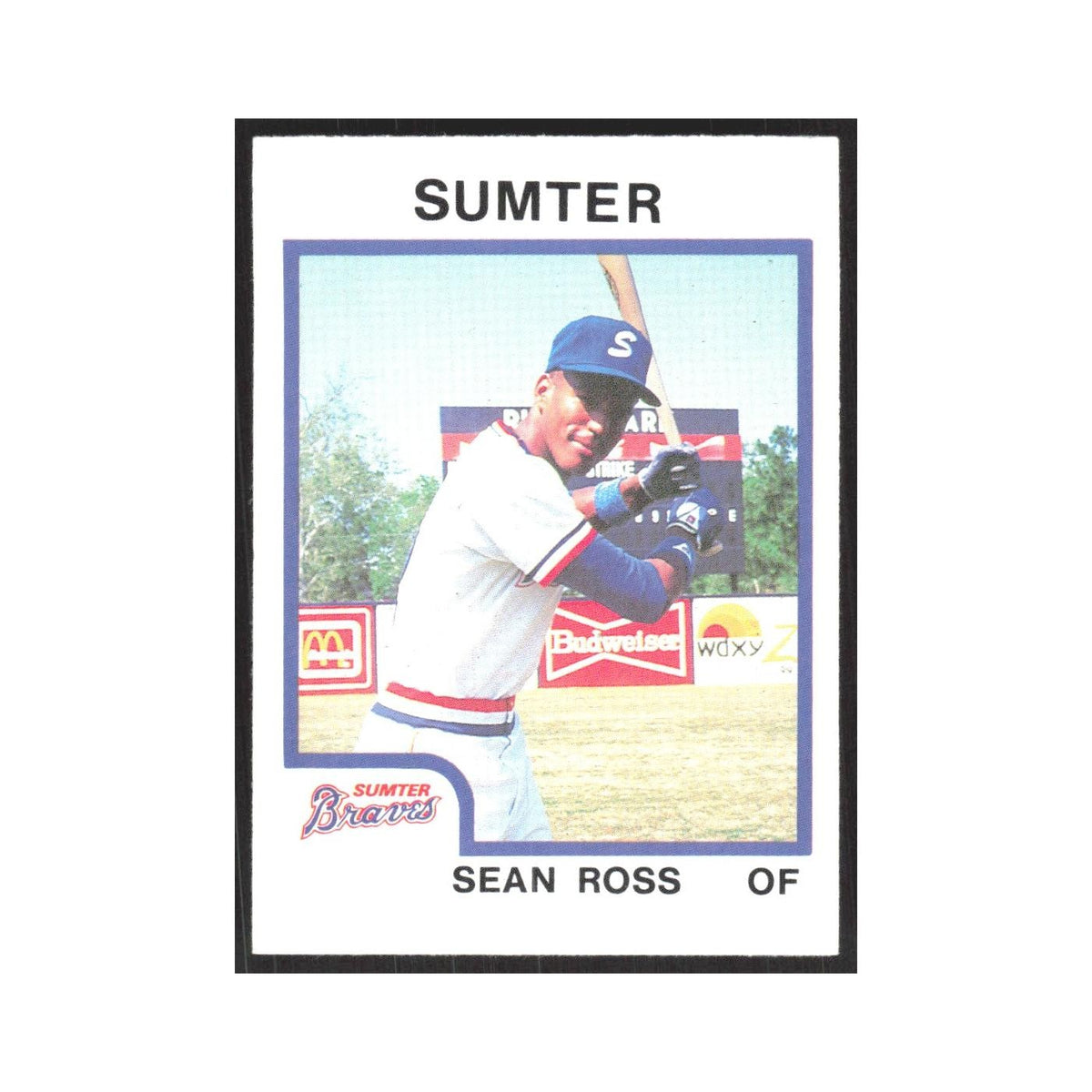 1987 ProCards Minor League Sean Ross Sumter Braves #1375