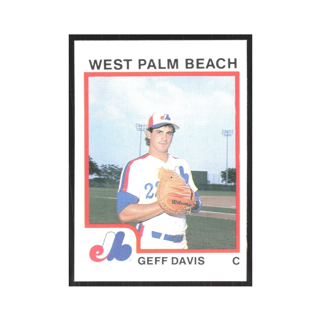 1987 ProCards Minor League Geff Davis West Palm Beach Expos #678