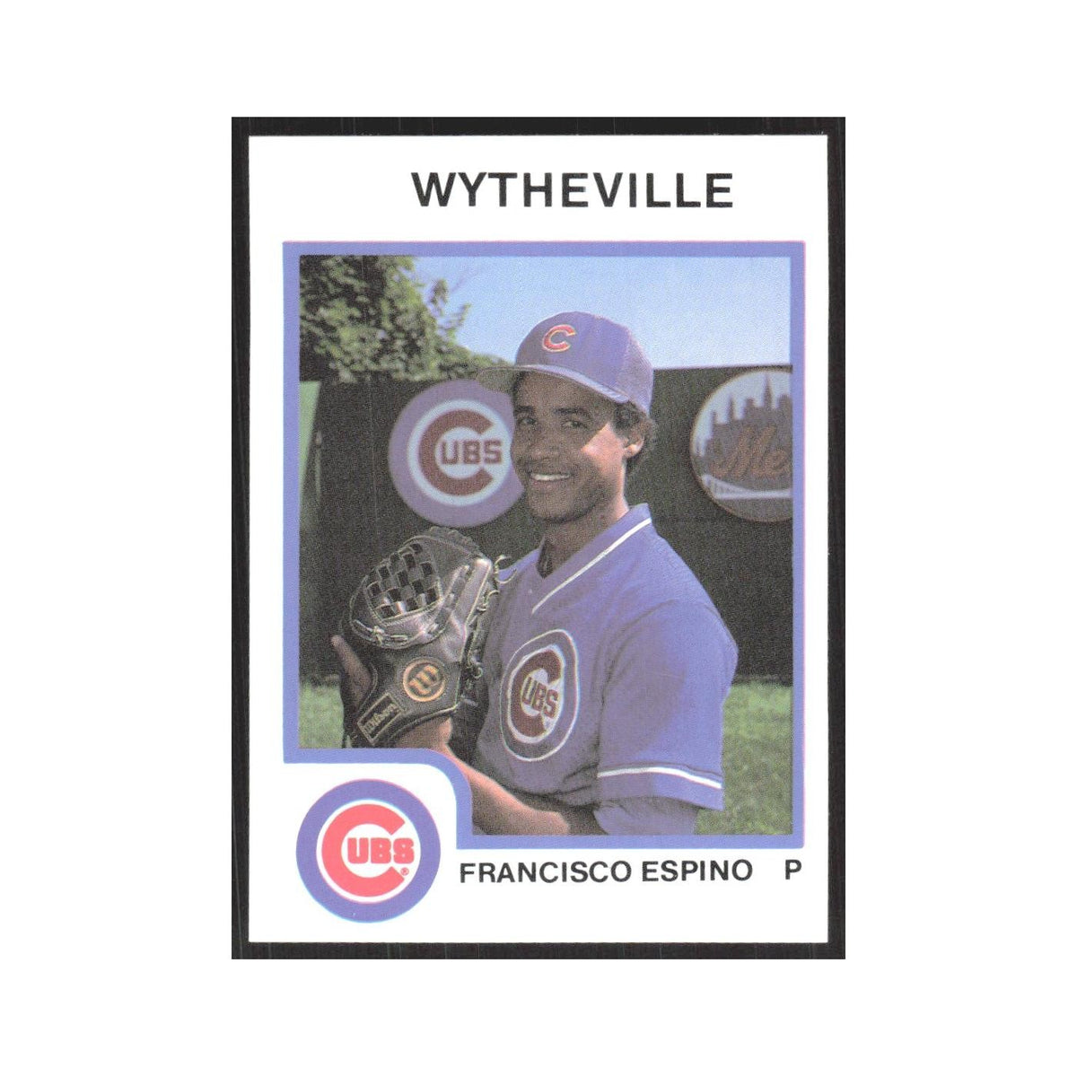1987 ProCards Minor League Francisco Espino Wytheville Cubs #2754