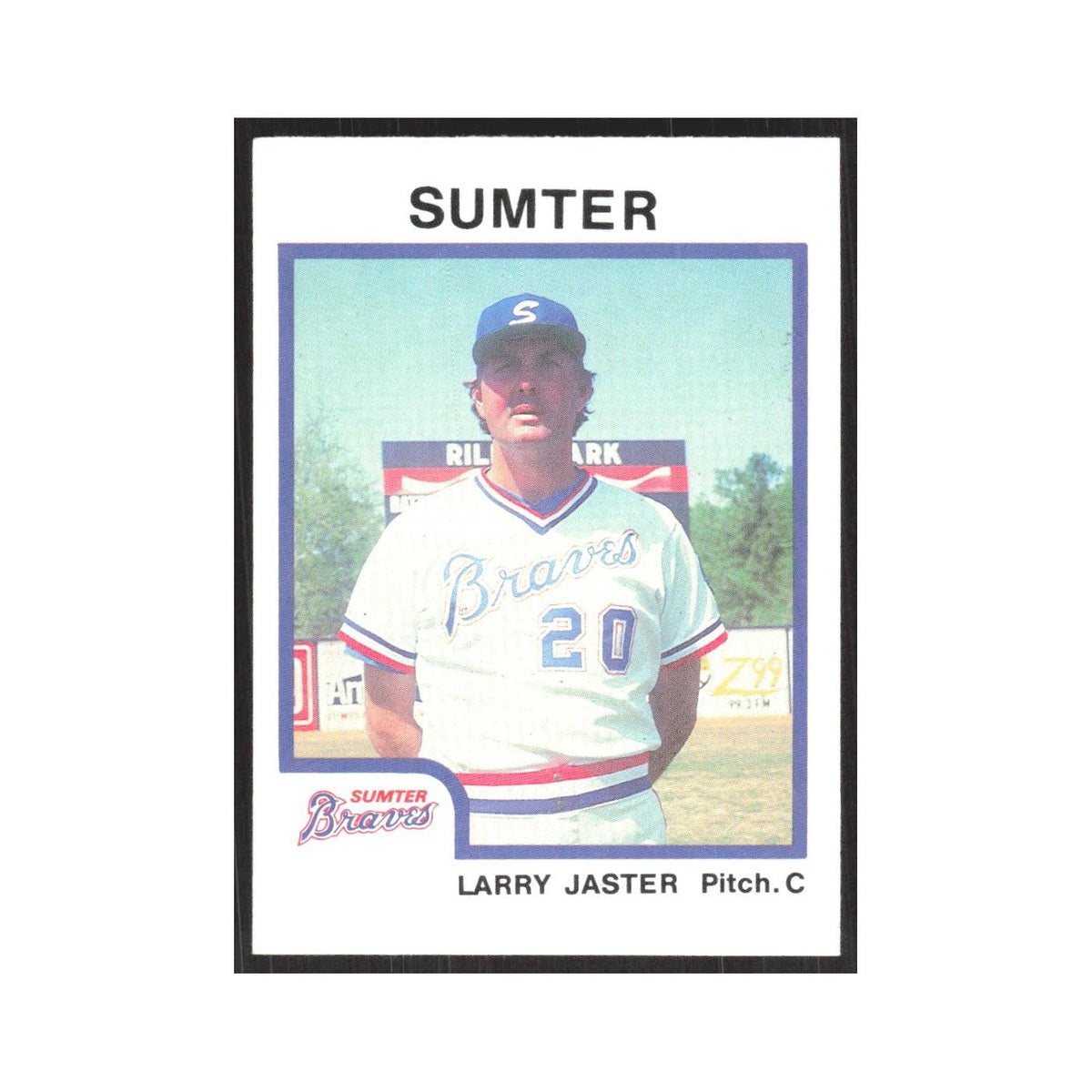 1987 ProCards Minor League Larry Jaster Sumter Braves #1369
