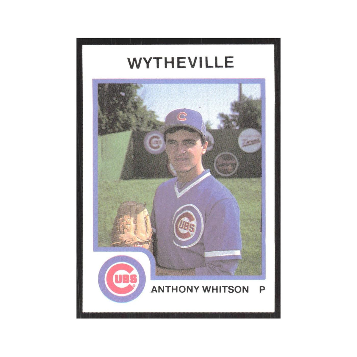1987 ProCards Minor League Anthony Whitson Wytheville Cubs #2738
