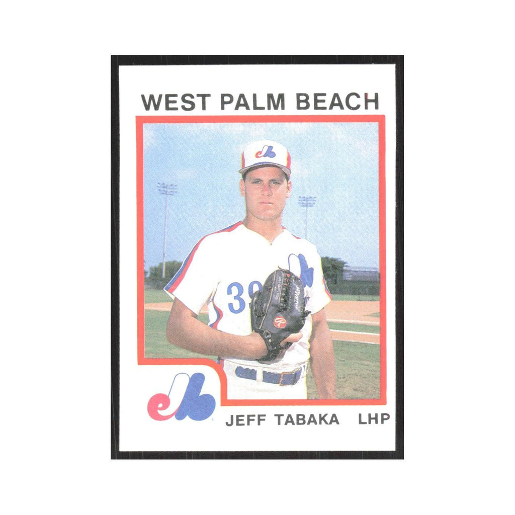 1987 ProCards Minor League Jeff Tabaka West Palm Beach Expos #656