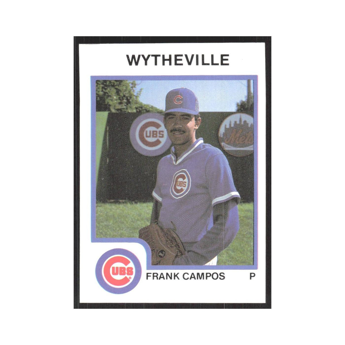 1987 ProCards Minor League Frank Campos Wytheville Cubs #2761