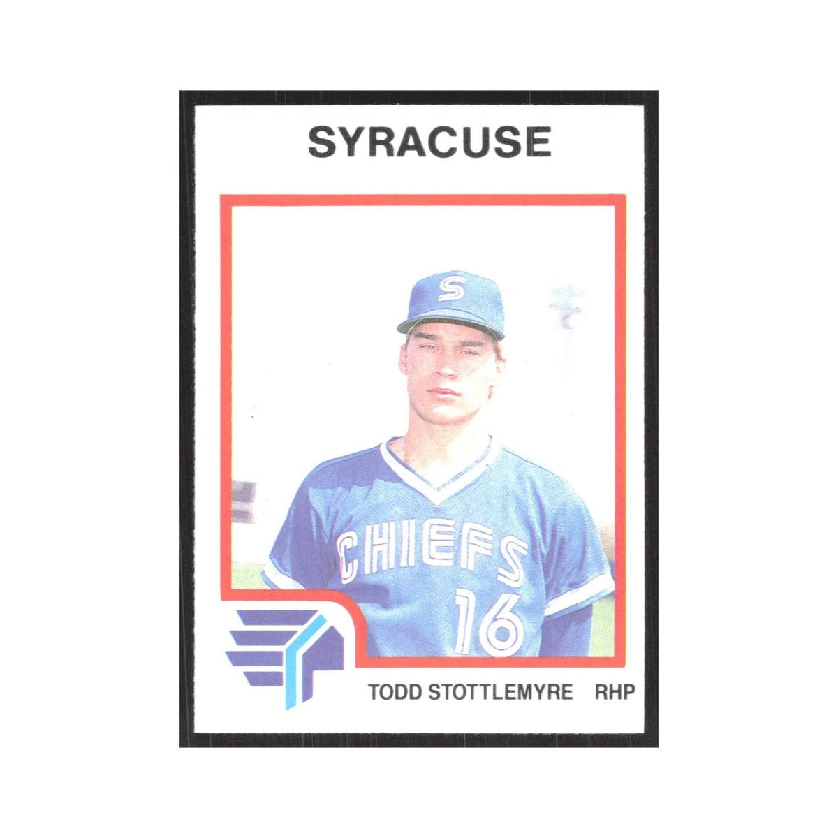 1987 ProCards Minor League Todd Stottlemyre Syracuse Chiefs #1938