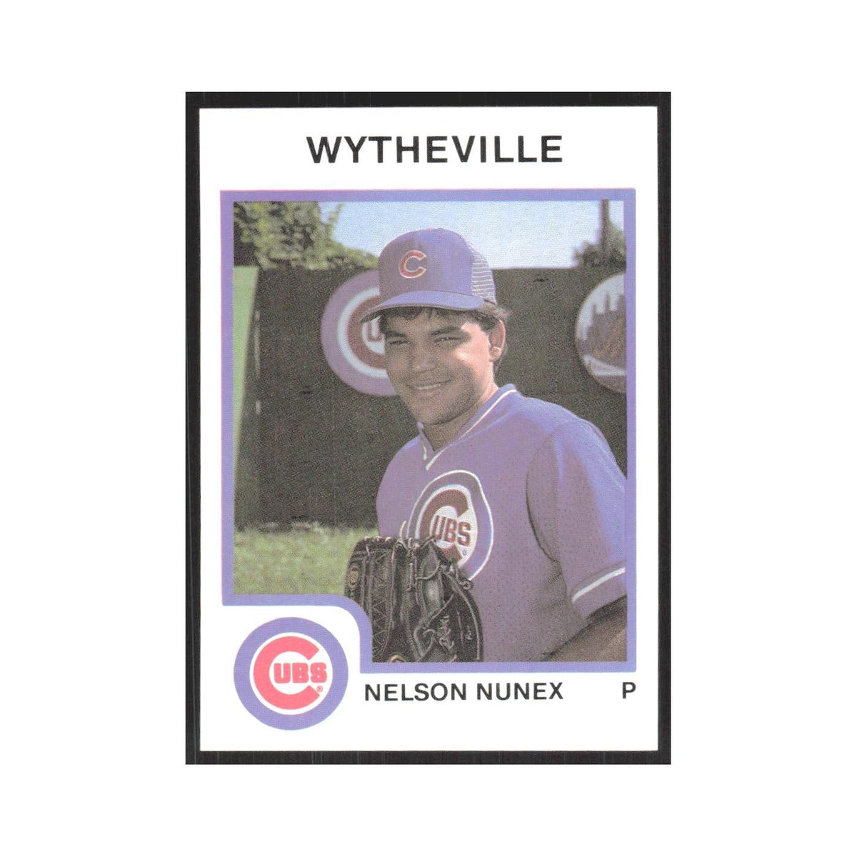 1987 ProCards Minor League Nelson Nunex Wytheville Cubs #2748