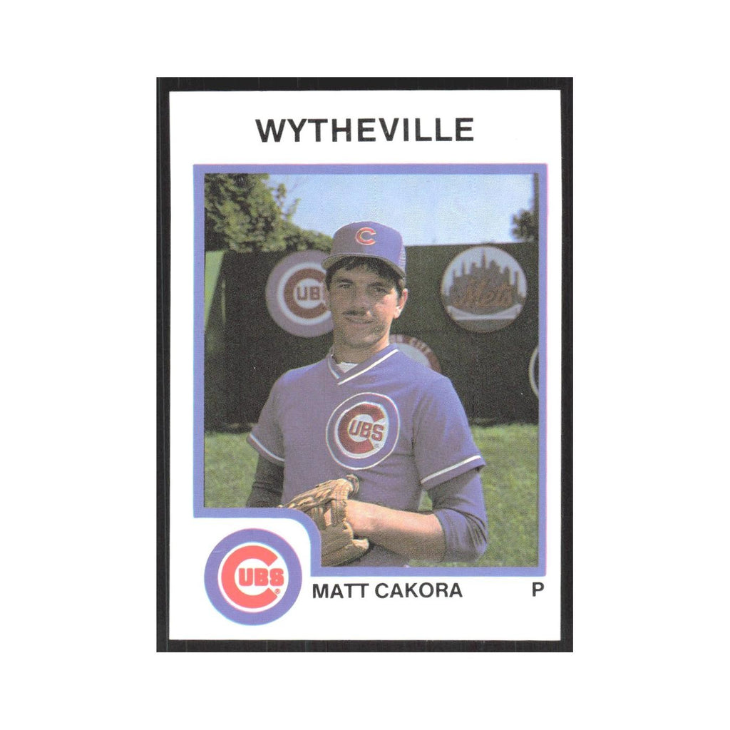 1987 ProCards Minor League Matt Cakora Wytheville Cubs #2762