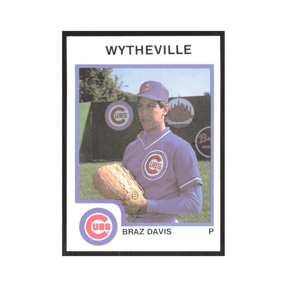 1987 ProCards Minor League Braz Davis Wytheville Cubs #2757
