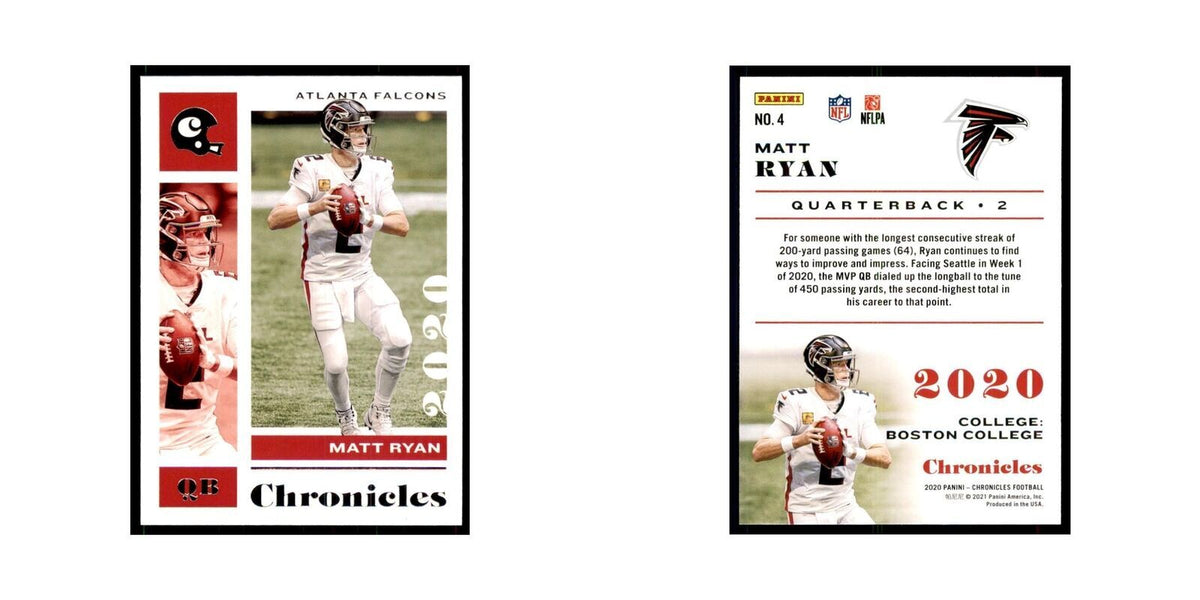 2020 Panini Chronicles Matt Ryan Falcons #4