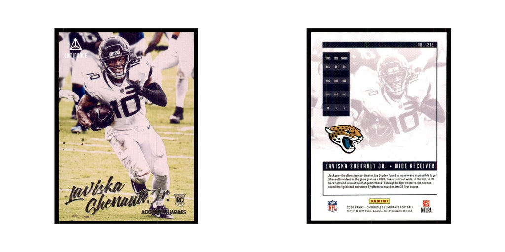 2020 Panini Chronicles Luminance Update Rookies Laviska Shenault Jr. RC Jaguars