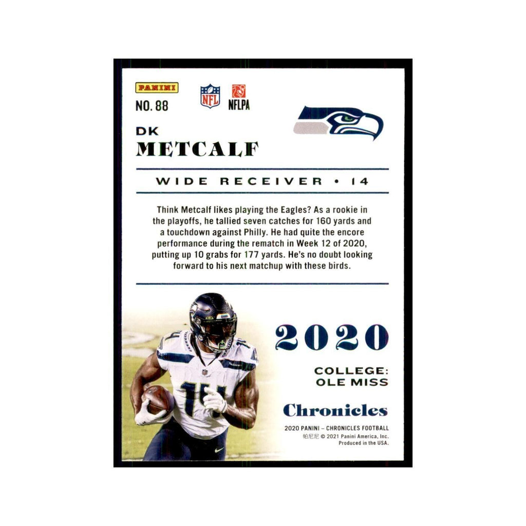 2020 Panini Chronicles DK Metcalf Seahawks #88
