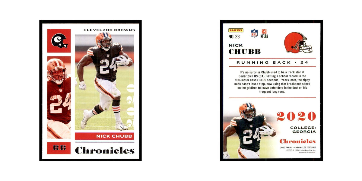 2020 Panini Chronicles Nick Chubb Browns #23