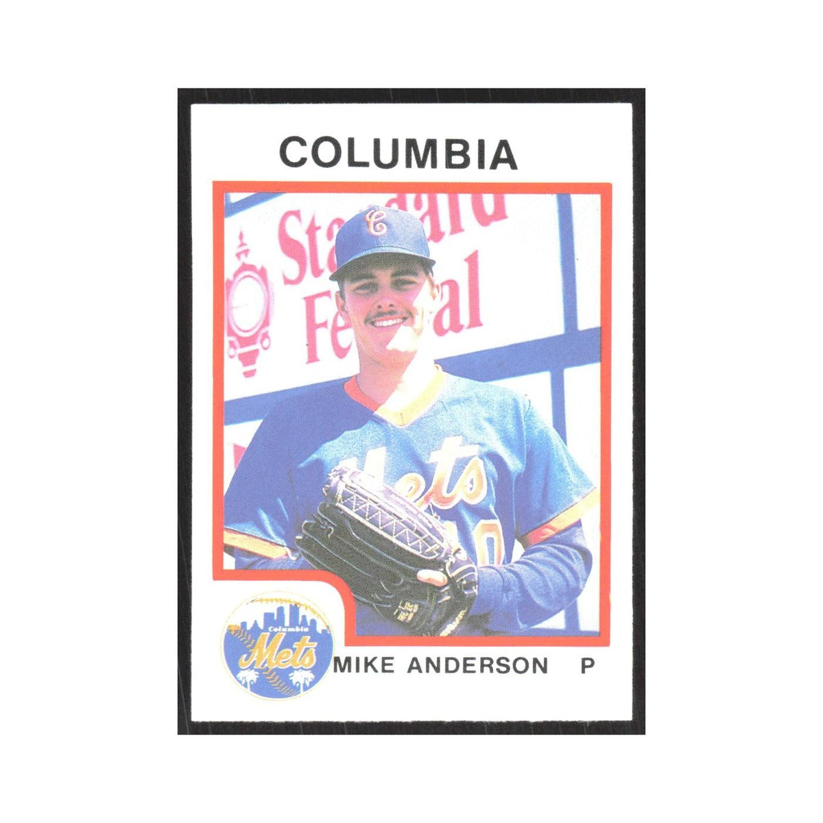 1987 ProCards Minor League Mike Lee Anderson Columbia Mets #1642