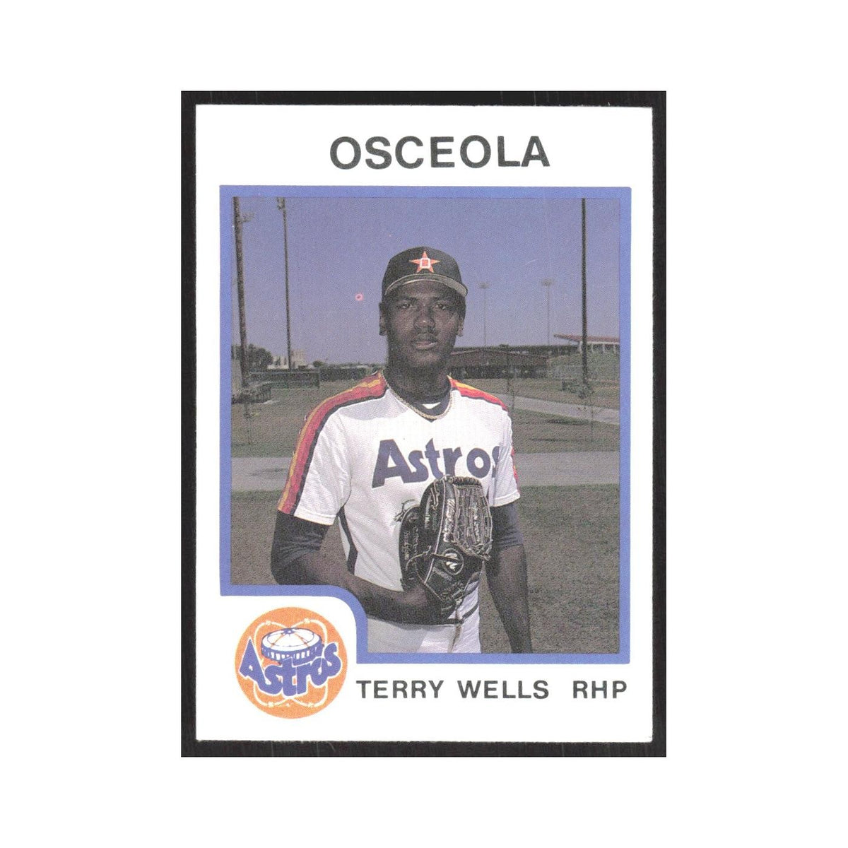 1987 ProCards Minor League Terry Wells Osceola Astros #952