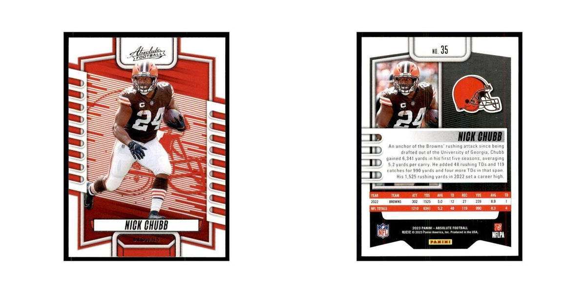 2023 Panini Absolute Nick Chubb Browns #35
