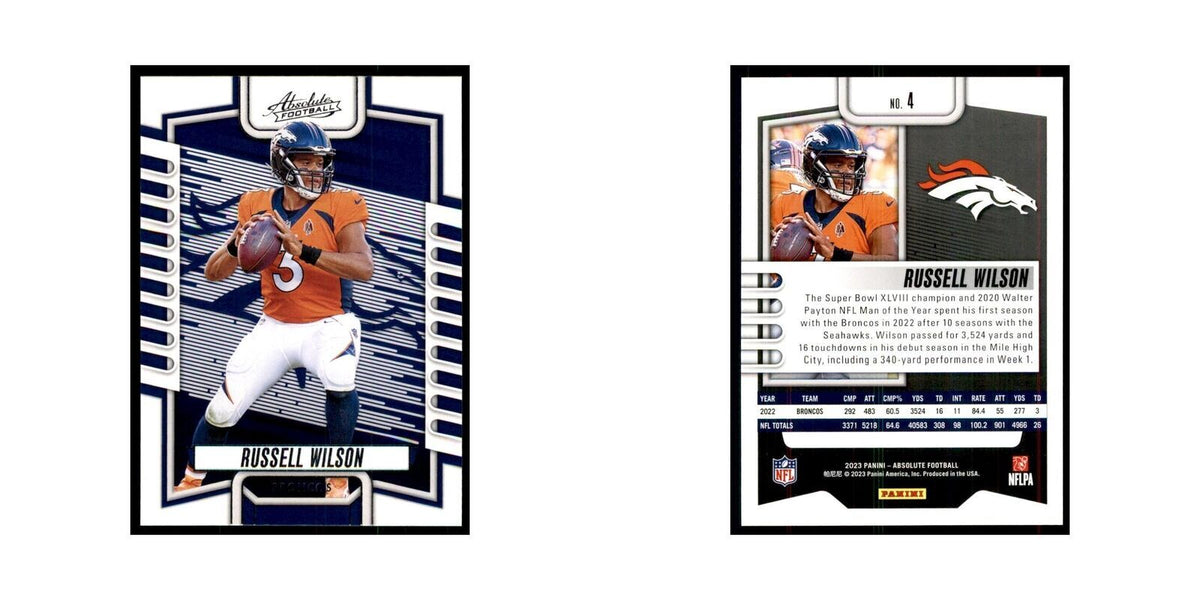 2023 Panini Absolute Russell Wilson Broncos #4