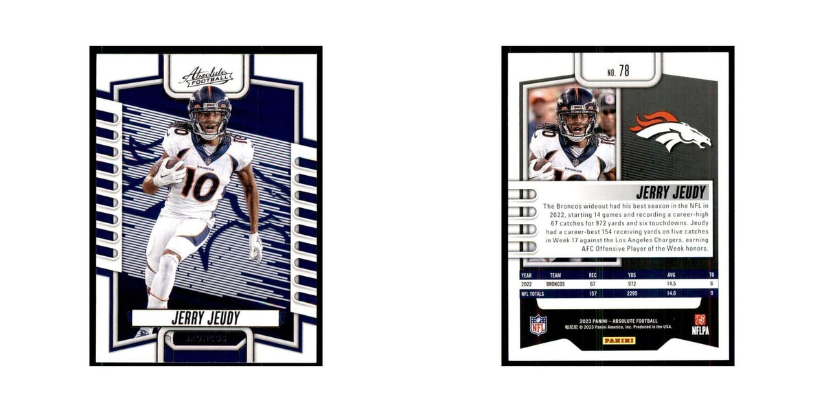 2023 Panini Absolute Jerry Jeudy Broncos #78