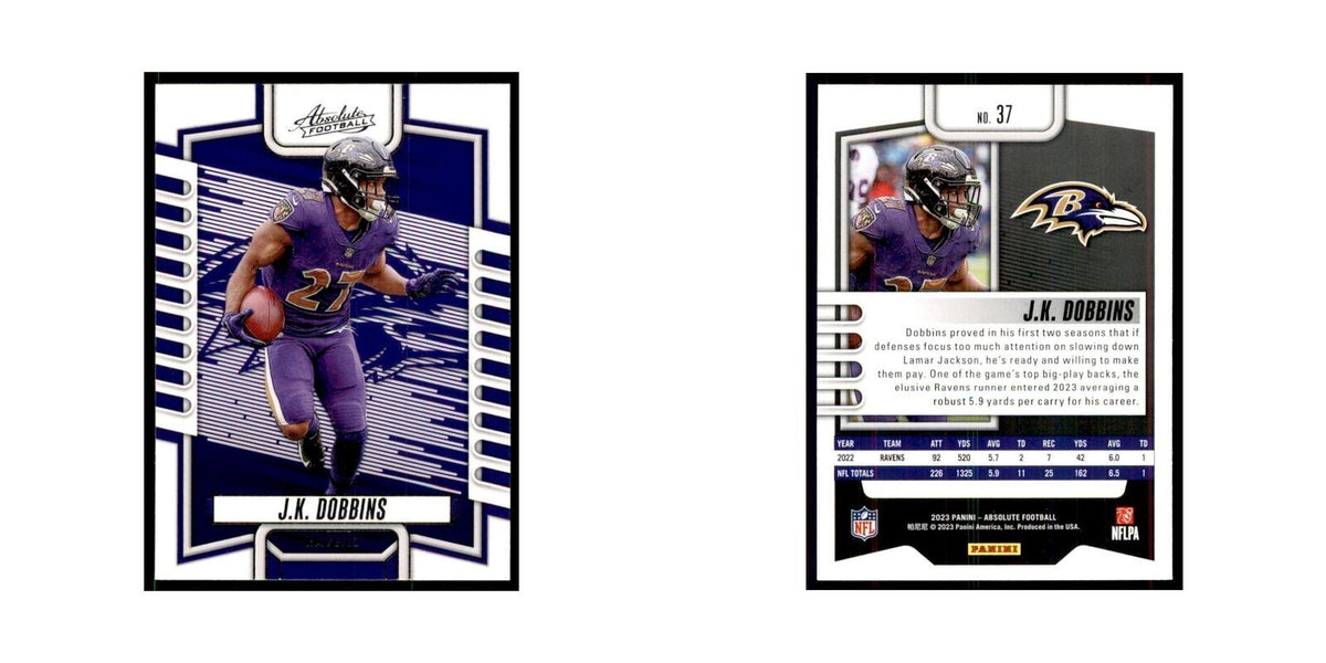 2023 Panini Absolute J.K. Dobbins Ravens #37