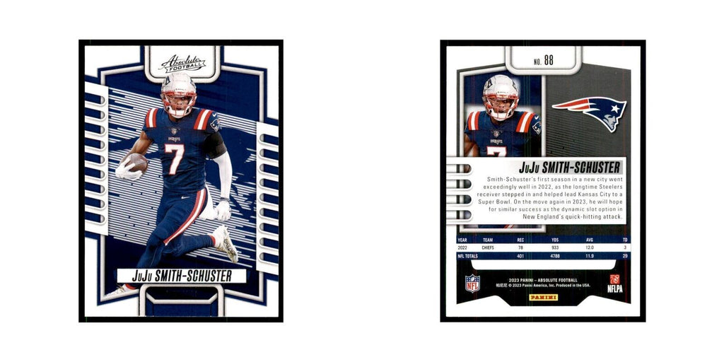 2023 Panini Absolute JuJu Smith-Schuster Patriots #88