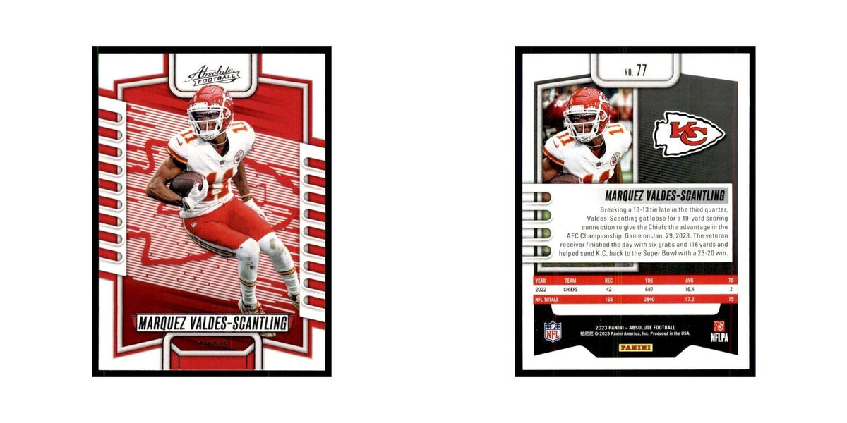 2023 Panini Absolute Marquez Valdes-Scantling Chiefs #77