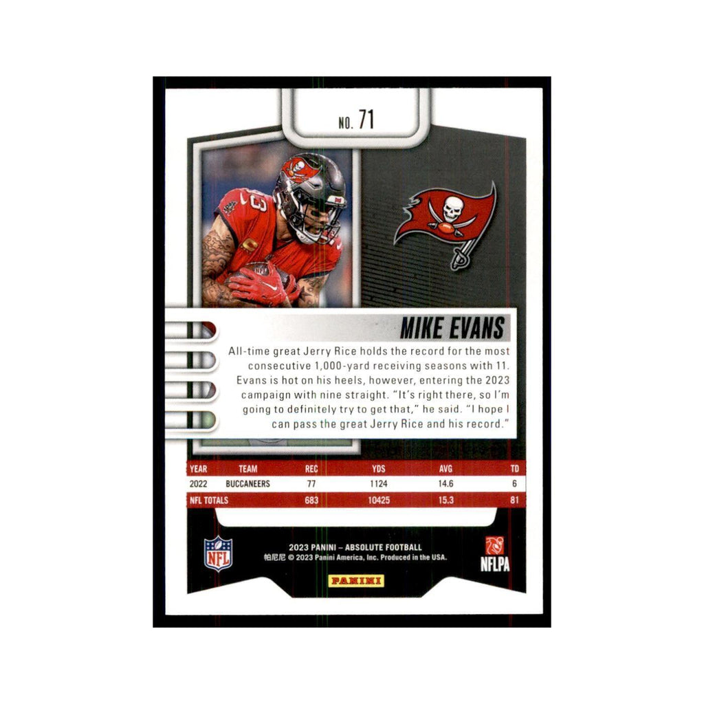 2023 Panini Absolute Mike Evans Buccaneers #71