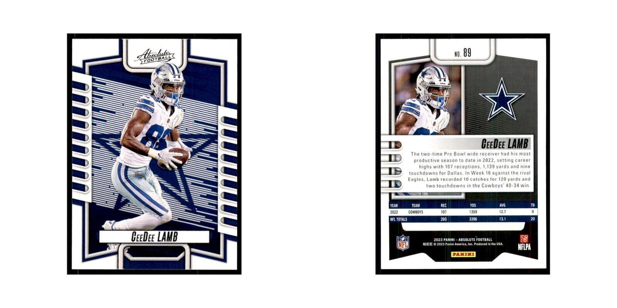 2023 Panini Absolute CeeDee Lamb Cowboys #89