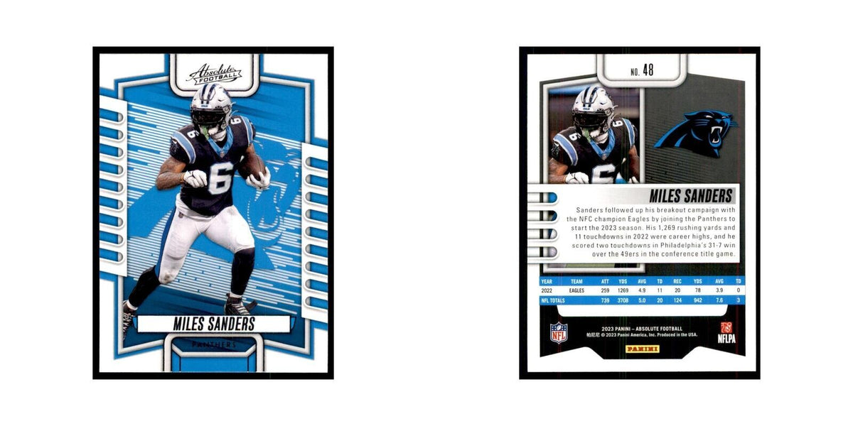 2023 Panini Absolute Miles Sanders Panthers #48