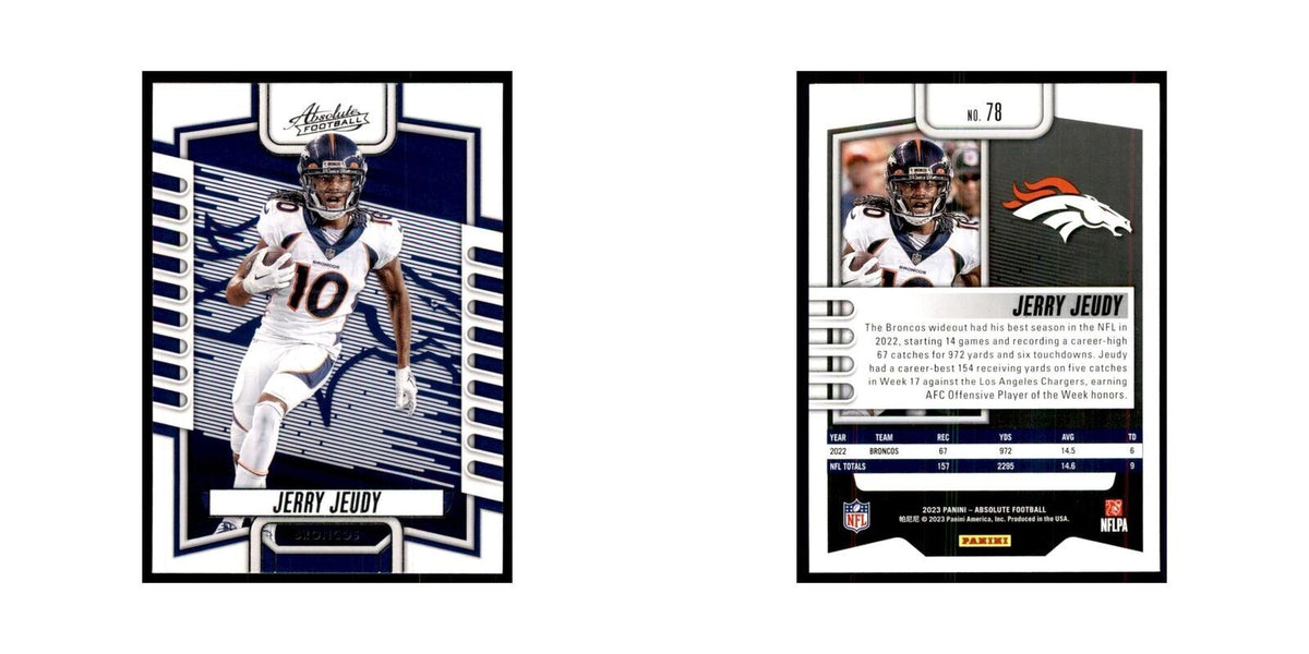 2023 Panini Absolute Jerry Jeudy Broncos #78