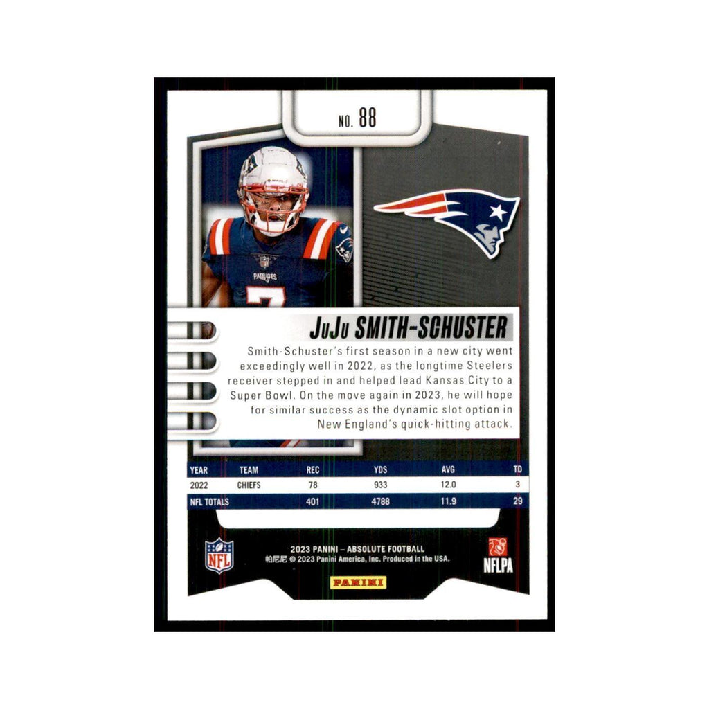 2023 Panini Absolute JuJu Smith-Schuster Patriots #88