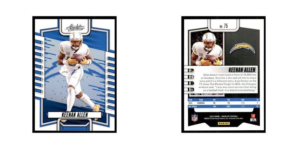 2023 Panini Absolute Keenan Allen Chargers #75