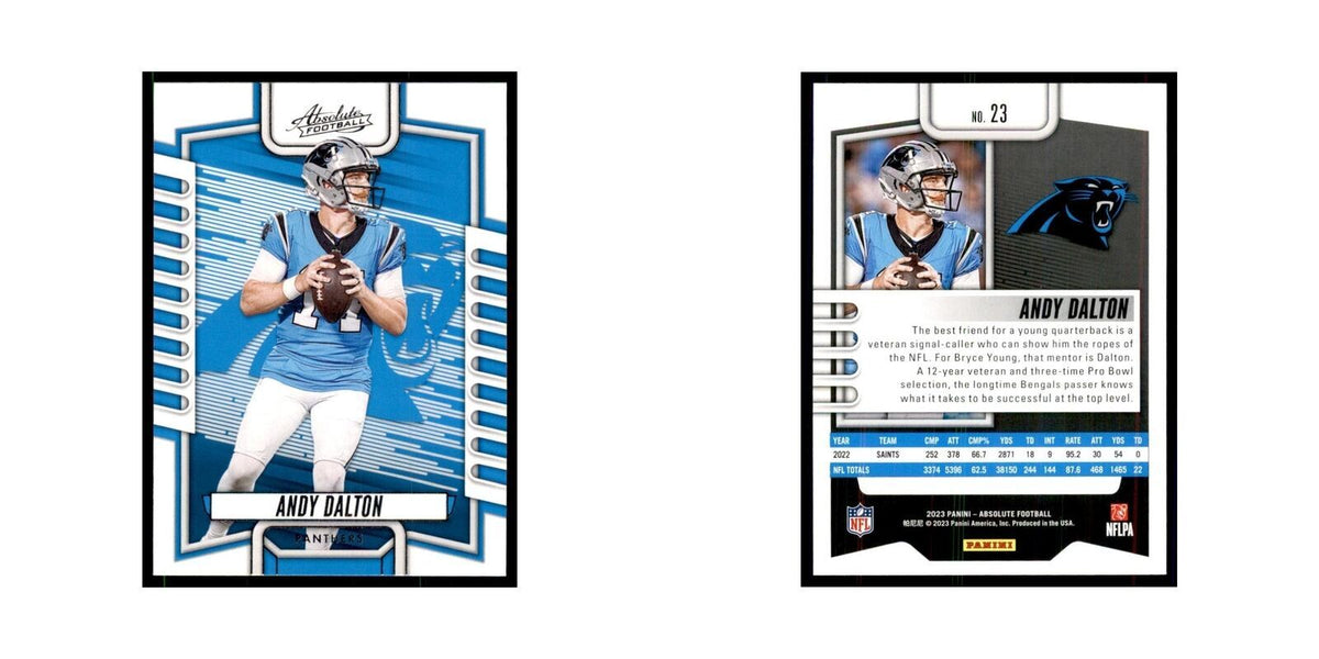 2023 Panini Absolute Andy Dalton Panthers #23