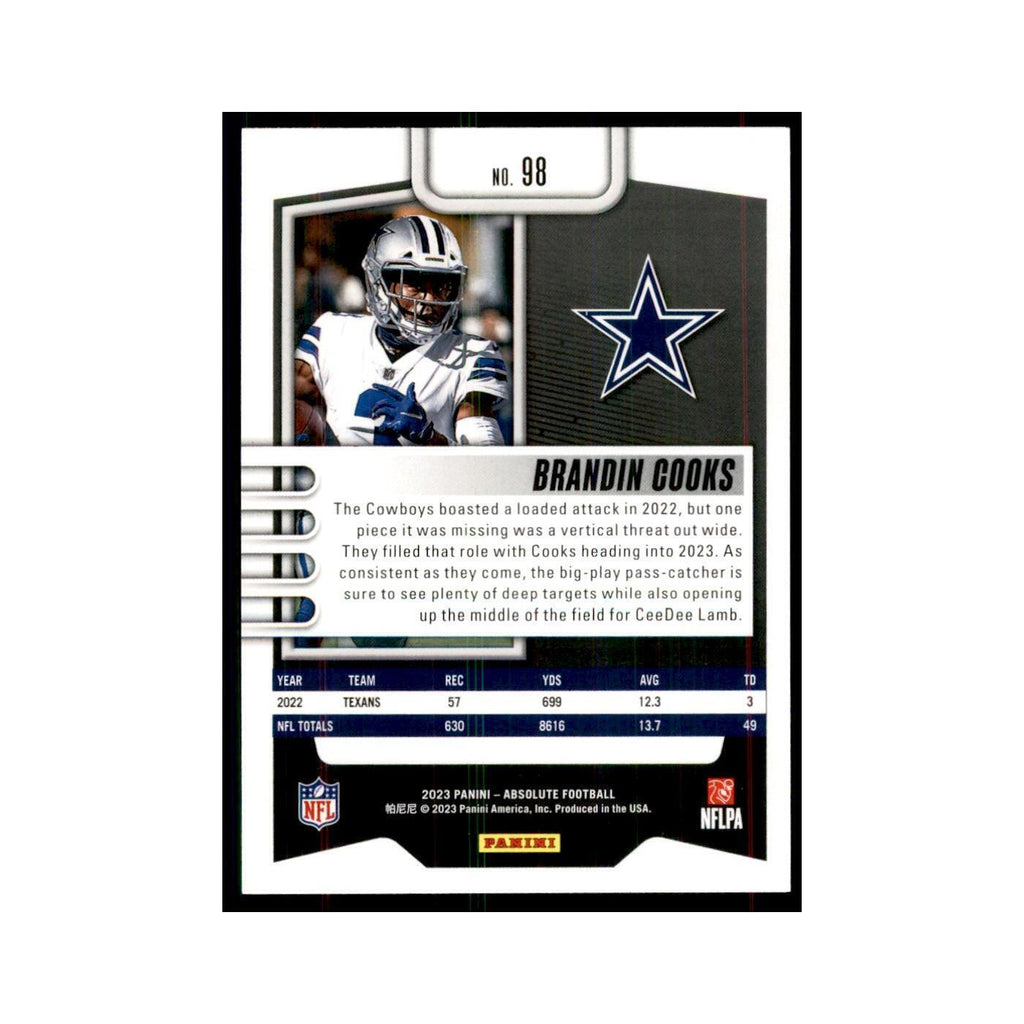 2023 Panini Absolute Brandin Cooks Cowboys #98