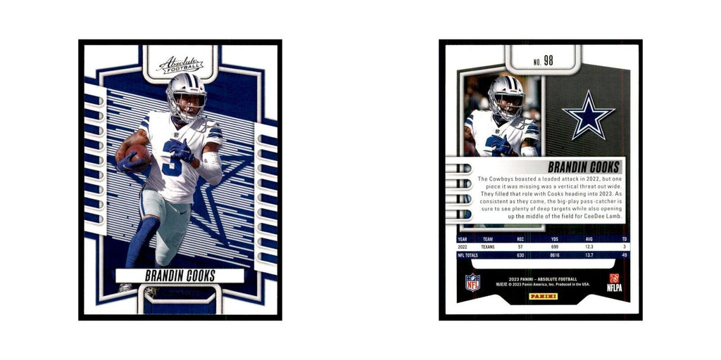 2023 Panini Absolute Brandin Cooks Cowboys #98