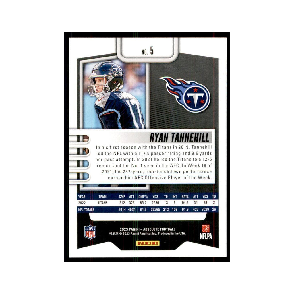 2023 Panini Absolute Ryan Tannehill Titans #5